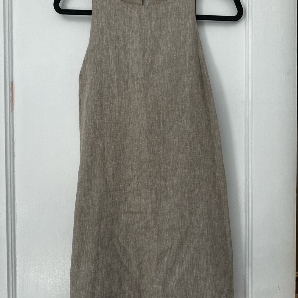 Abercrombie & Fitch Beige Mini Dress